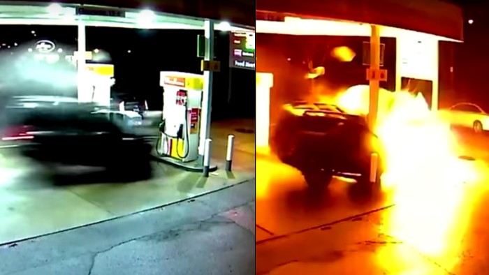 Choque uber gasolinera explosi n eu