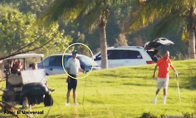 Corral juega golf