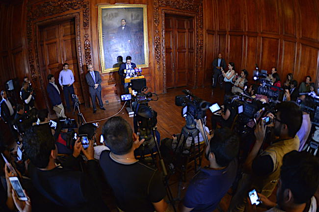 Corral conferencia de prensa
