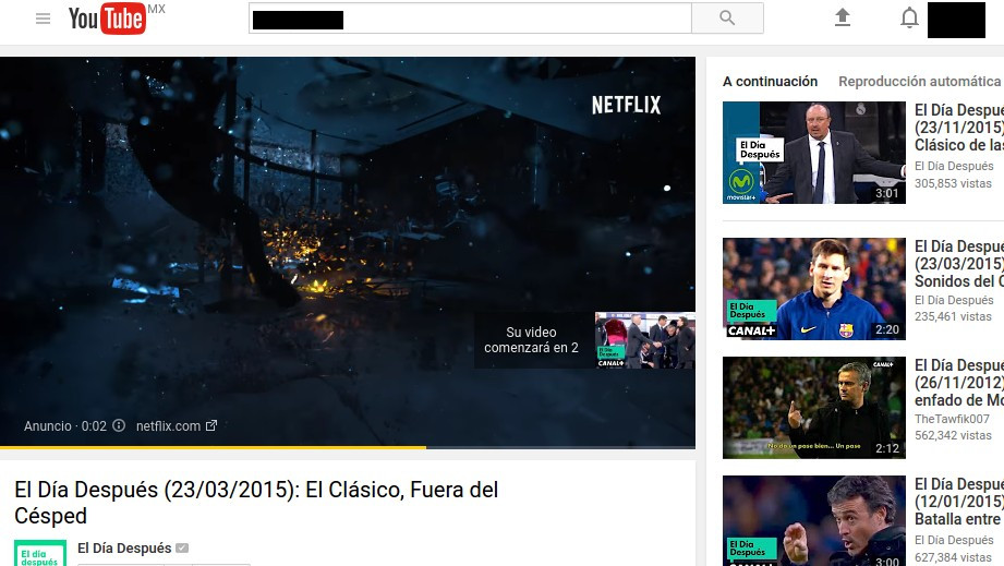 Anuncios youtube