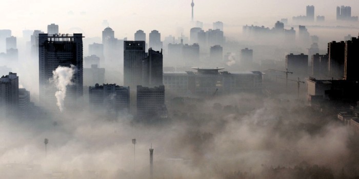 China polluted chinese city smog