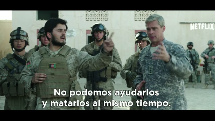 Brad pitt war machine