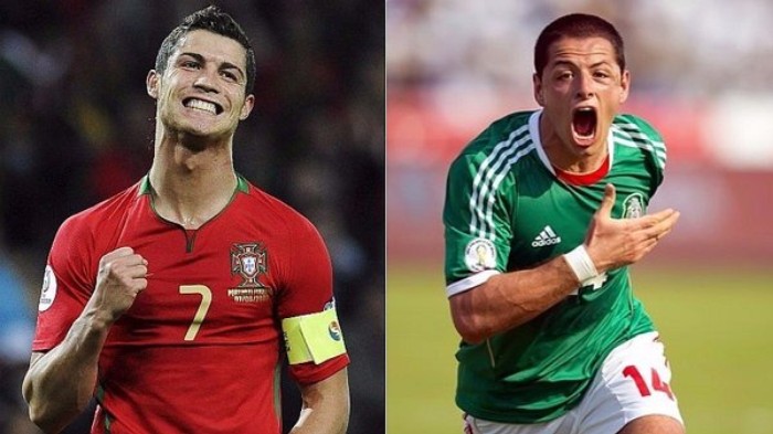 Mexico portugal copa confederaciones cristiano ronaldo chicharito