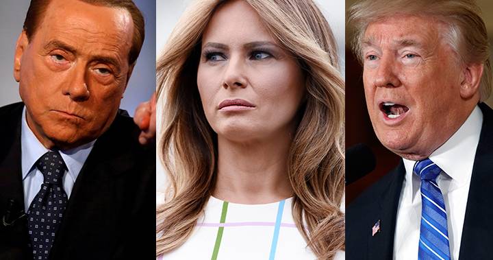 Berlusconi melania trump