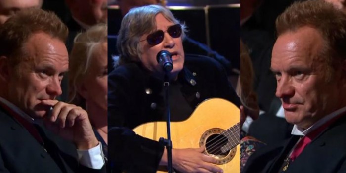 Así fue la incómoda reacción de Sting al escuchar a José Feliciano