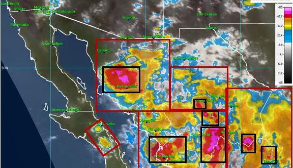 Pronostican condiciones de tormenta para esta tarde en gran parte del país