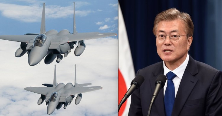 Moon jae in amenaza
