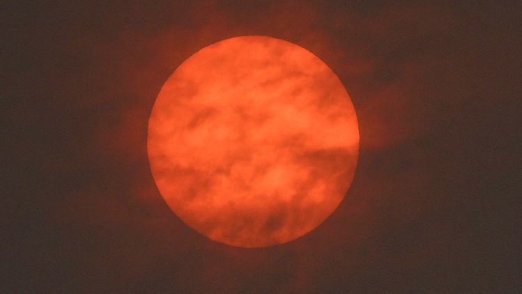Cielo rojo