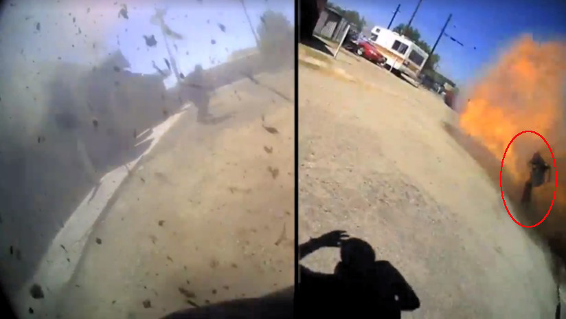 Explosion policia