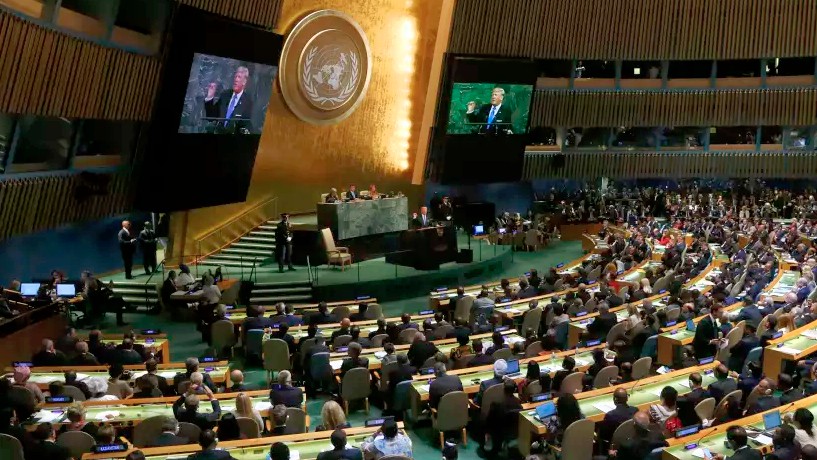 Trump at un