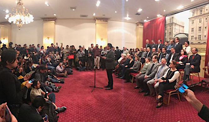 Corral conferencia de prens denuncia