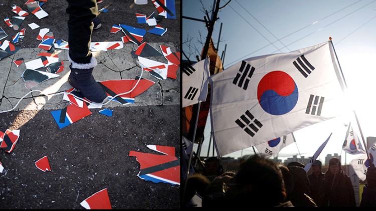 Corea unificada protestas