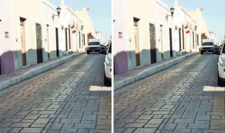 Calle mexicana viral foto