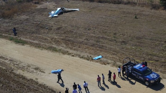 Dos tripulantes mueren — Se desploma avioneta Dos tripulantes mueren — Se desploma avioneta