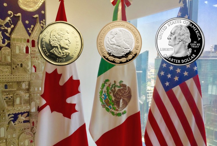 Dolar peso dolar canada
