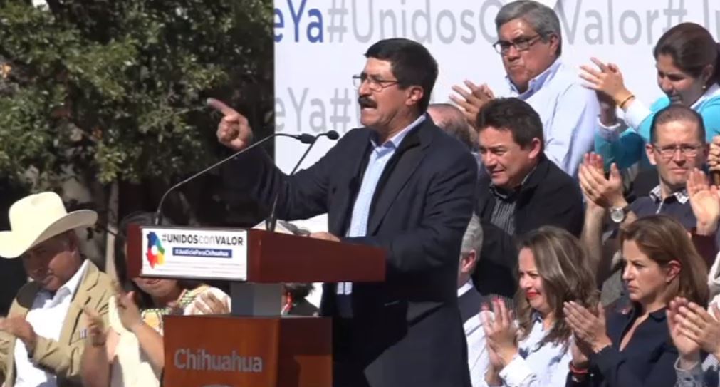 Javier corral mitin chihuahua