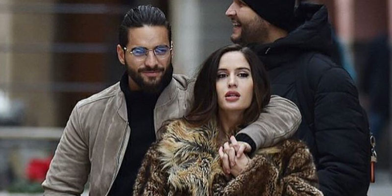 Maluma y novia