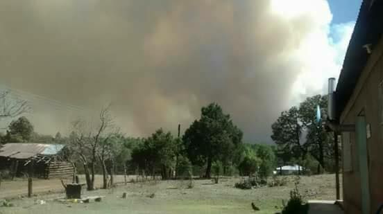 Incendio madera chihuahua