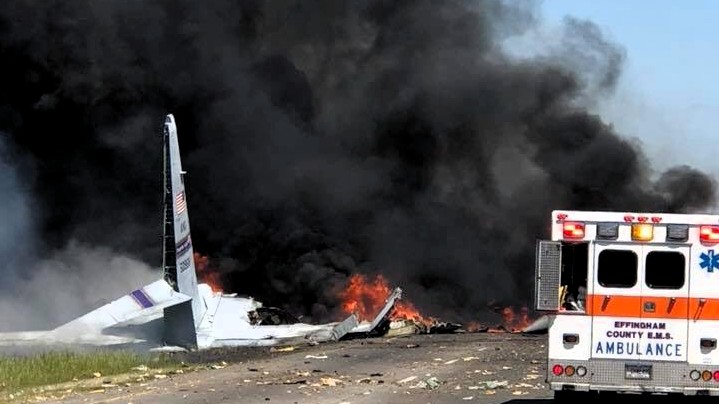 Se estrella un avión militar en Georgia: habría al menos dos muertos Se estrella un avión militar en Georgia: habría al menos dos muertos