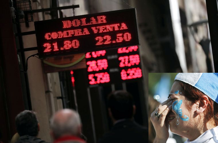 El dólar sin freno, se disparó un 7% al récord $ 23