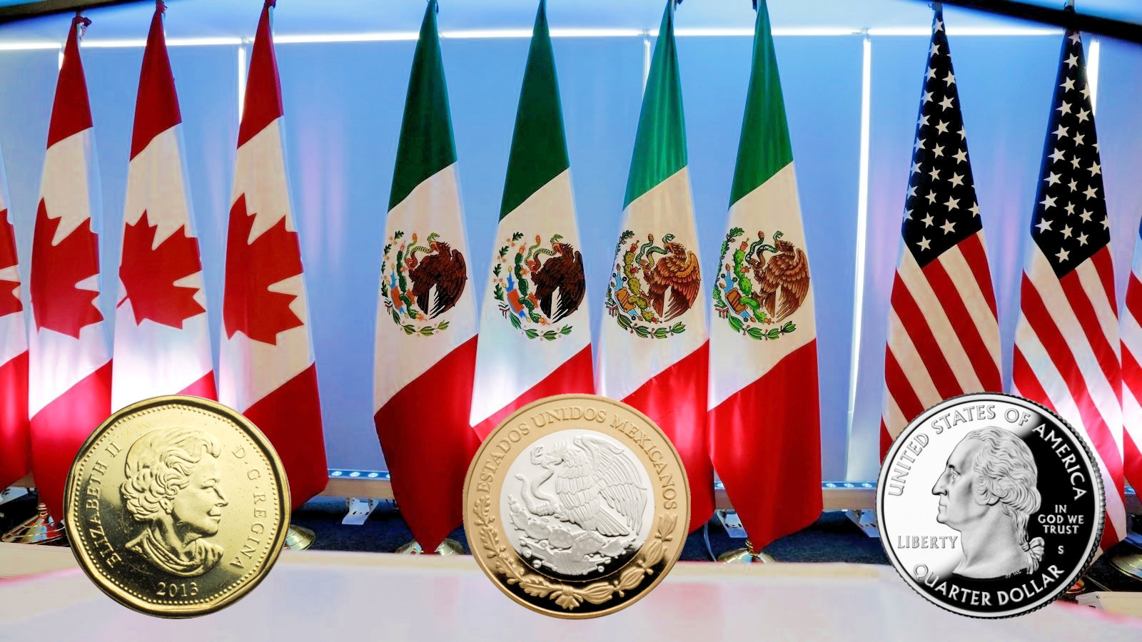 Tlcan nafta peso dolar dollar canada mexico usa