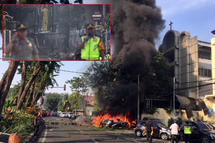 Explosion iglesias
