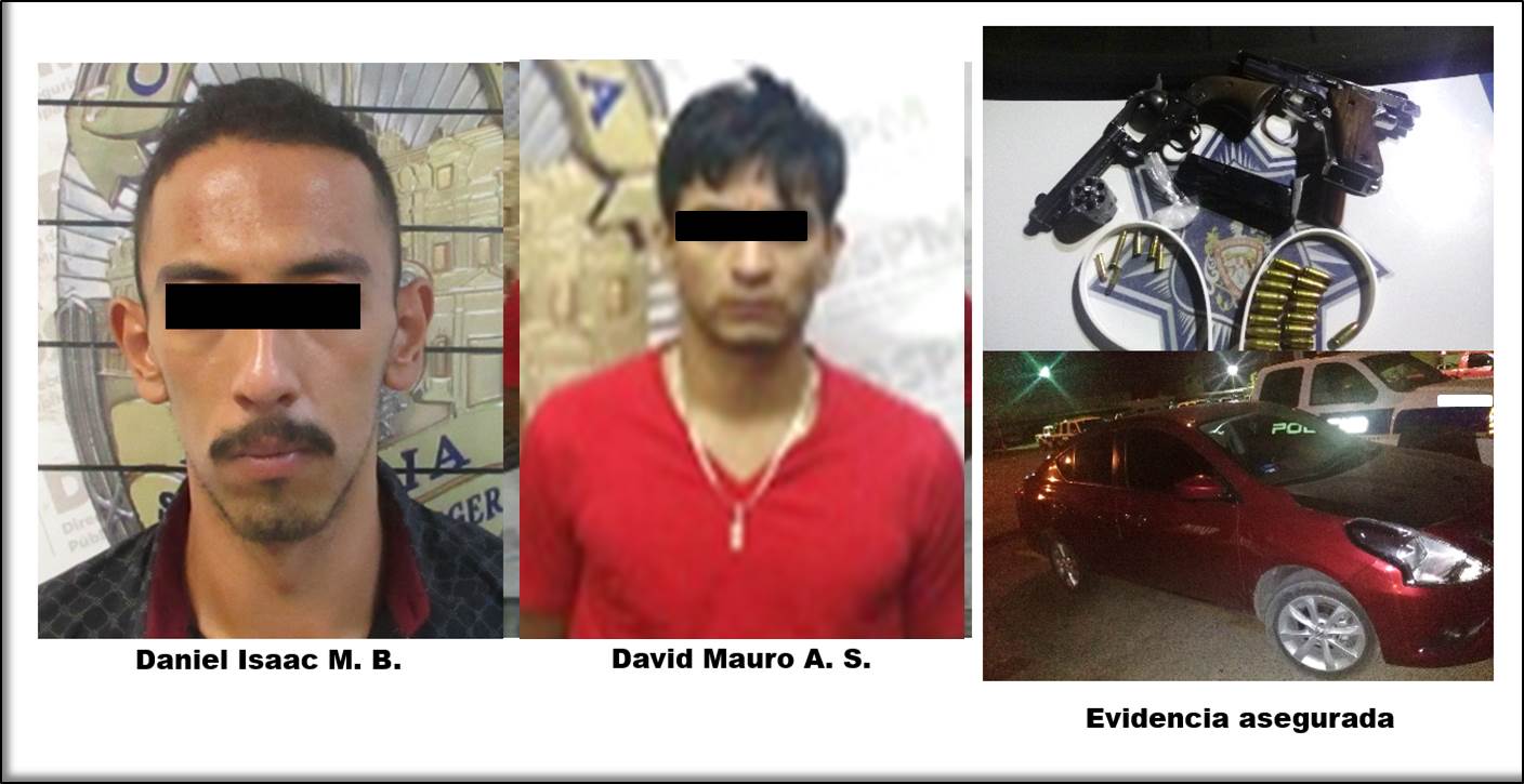 Detenidos con dos armas de fuego