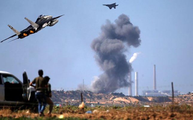Daily sun israeli warplane hits hamas picture