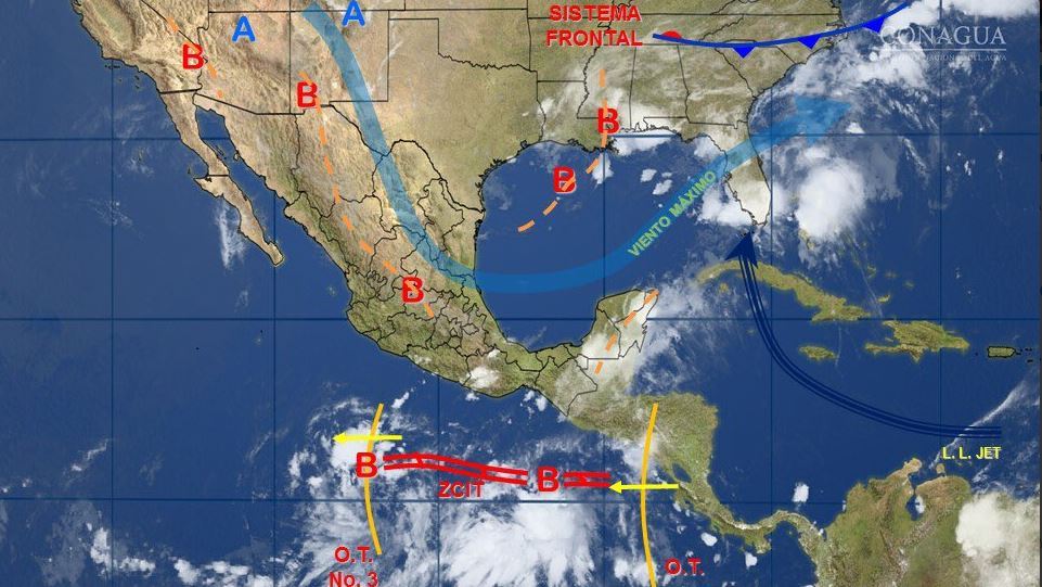 Mapa clima mexico cna