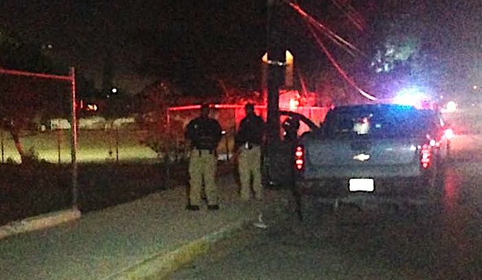 Patrulla noche en juarez