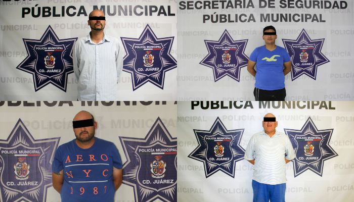 Detienen a cuatro sujetos por el delito de violencia familiar en hechos distintos