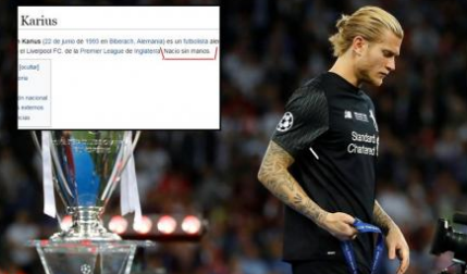 Hice que mi equipo pierda el partido — Karius