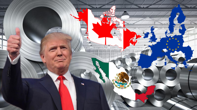 Trump ue m xico y canad guerra del acero