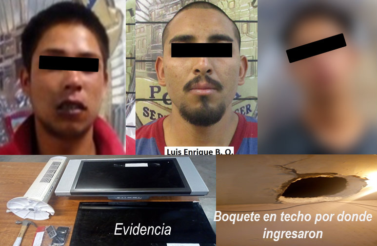 Tres detenidos por robo1
