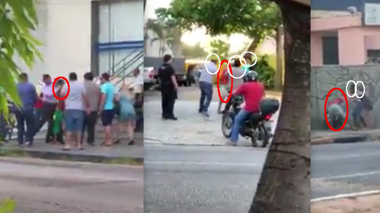 Golpea mujer le dan paliza