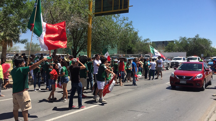 Festejo mega bandera