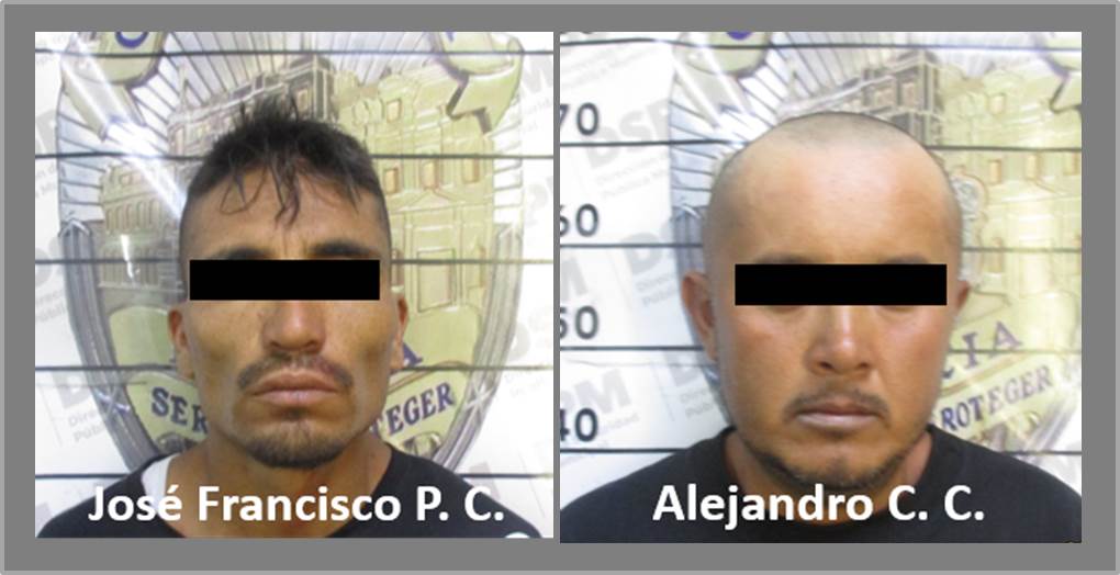 Detenidos por robo celulares