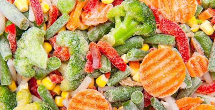 Verduras congeladas
