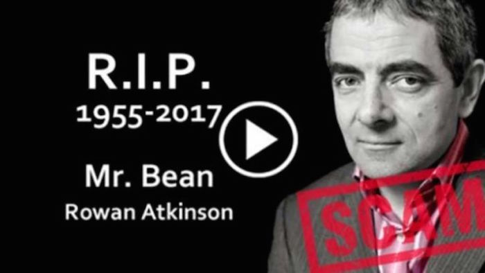 Advierten por supuesto video sobre la muerte de Mr Bean