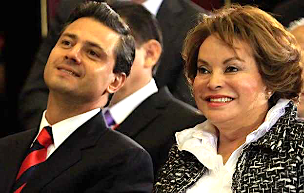 Gordillo y pe a nieto
