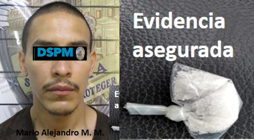 Detenido con cristal bein