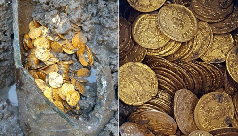Monedas de oro
