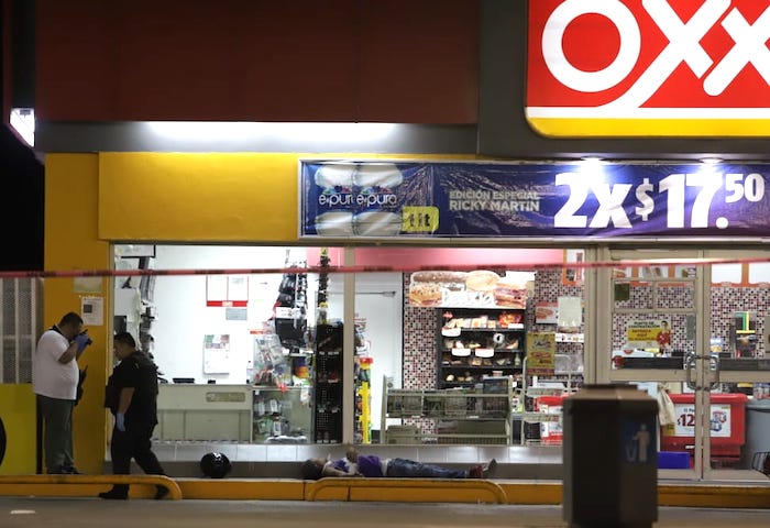 Ejecutado en oxxo