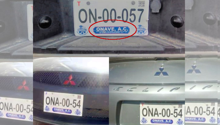 Onave placas apocrifas