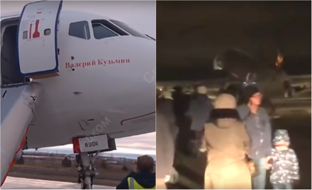 Avion ruso derrapa