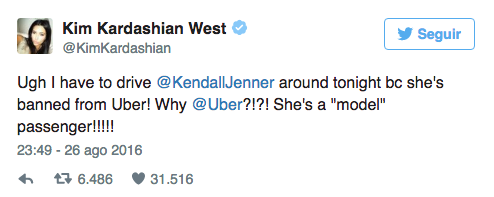 Kendall Jenner fue vetada de por vida de los servicios de Uber - Imagen 3